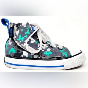 Converse All Star. High Tops. Velcro sides. Size 7. Great Condition.